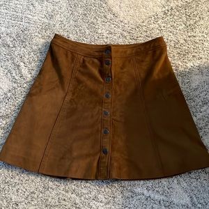 Abercrombie suede skirt